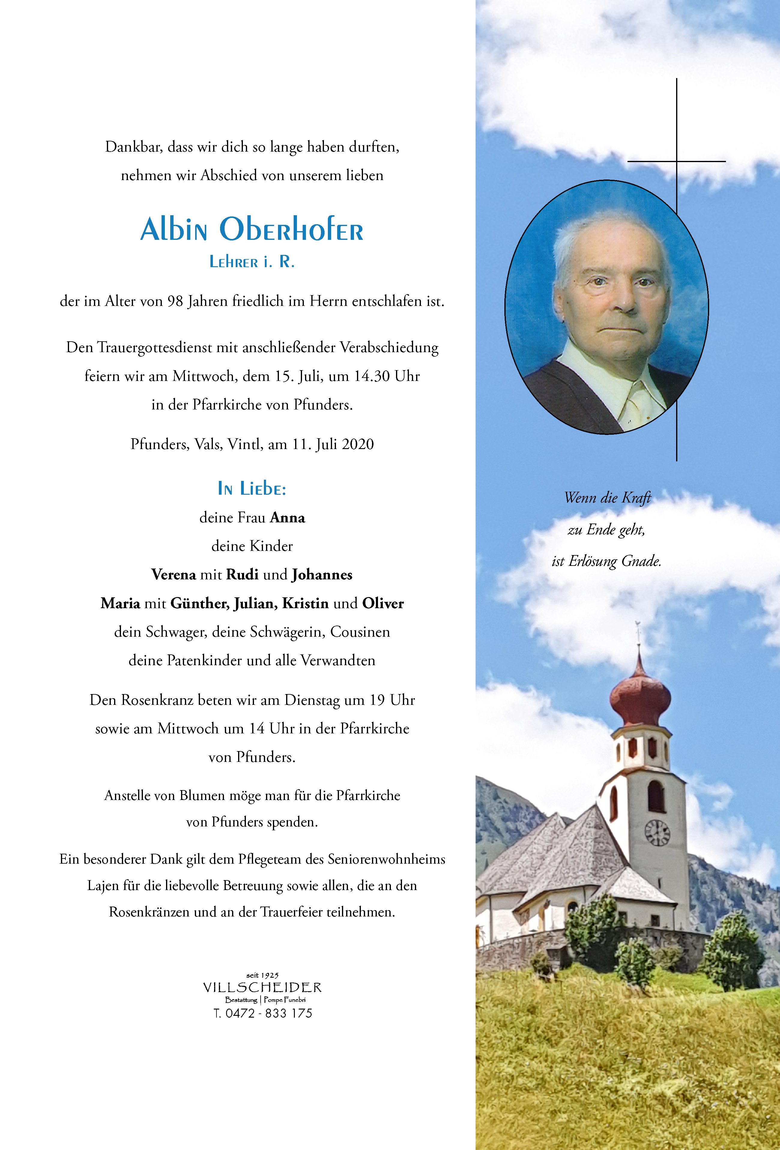 Parte Albin Oberhofer